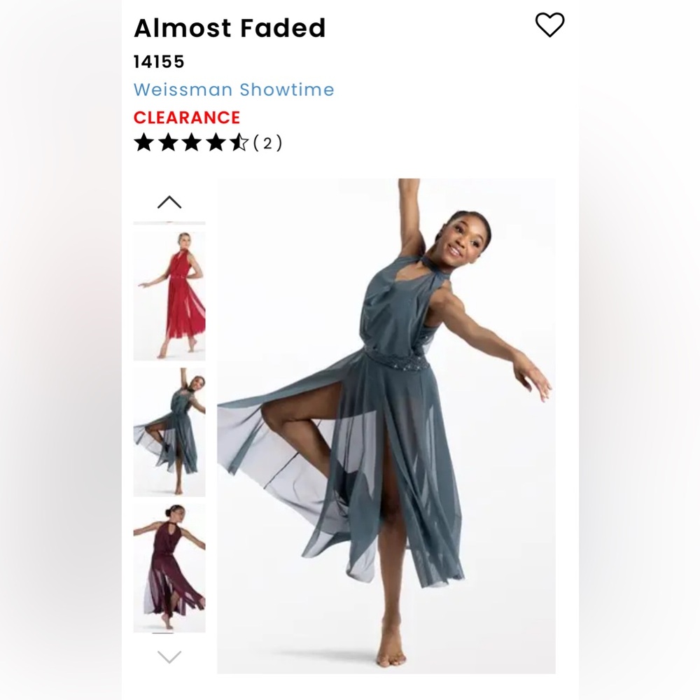 Weissman Sequin and Mesh Dance Dress